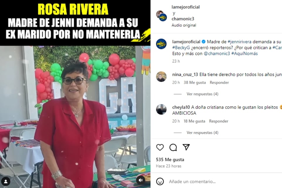 Doña Rosa suing, don pedro, rivera, lawsuit, entertainment, celebrities