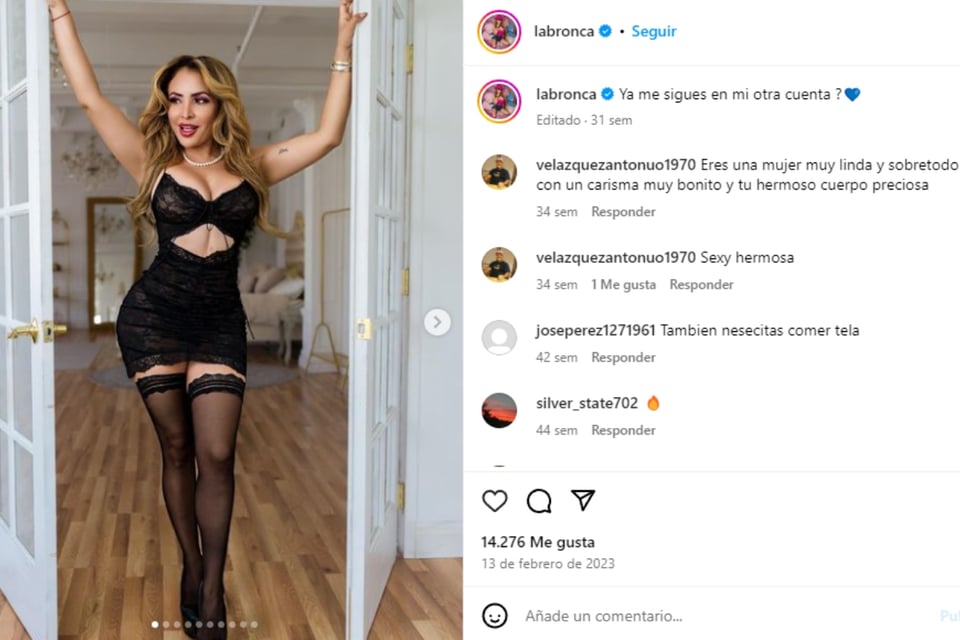 sexy photos of la bronca, sylvia del valle, la casa de los famosos