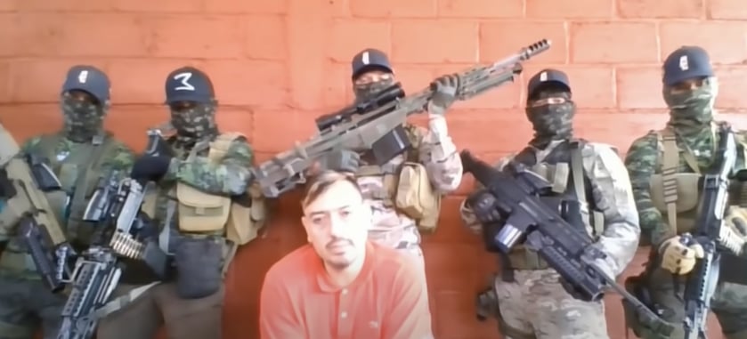 It was recorded moments before he died