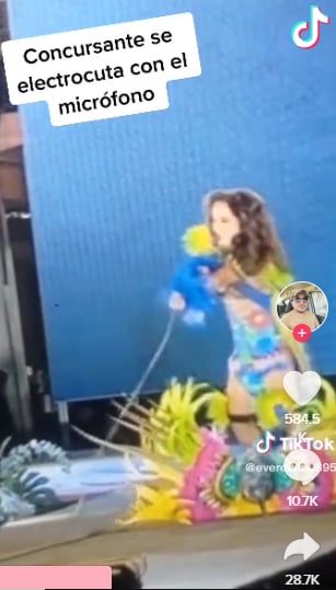 Andrea Víctor grabbed the device without thinking about the serious consequences that would bring her