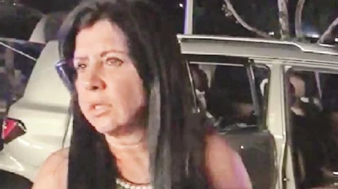 The first capture of the wife of "The Mencho"