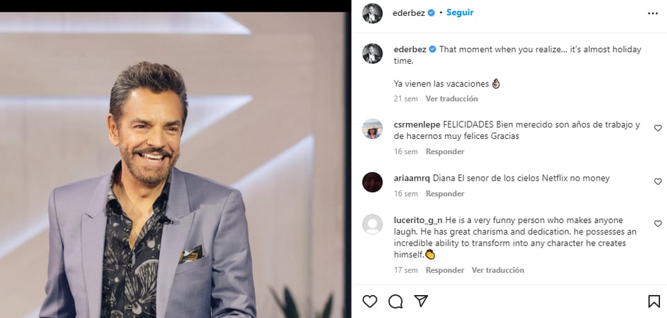 ¿Eugenio Derbez murió?