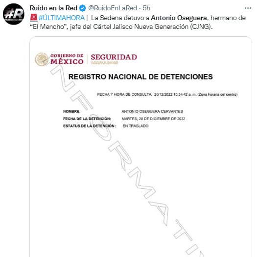 Quién es Antonio Oseguera