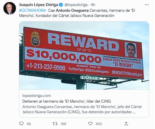 No es la primera ocasión que el hermano de 'El Mencho' se enfrenta a la ley