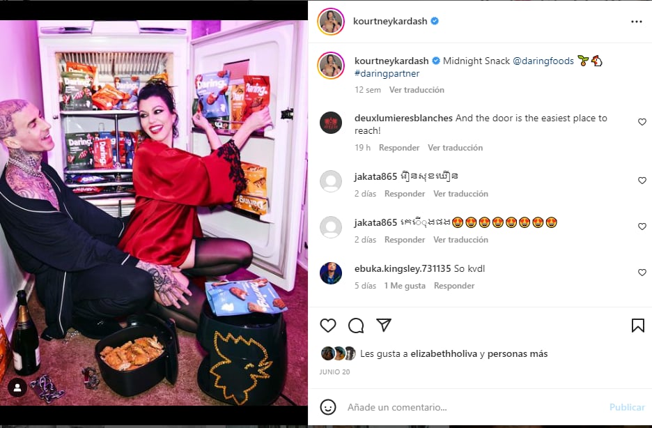 Kourtney Kardashian enjoys her marriage with Travis Barker