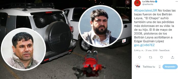 Sedientos de venganza los Beltrán Leyva