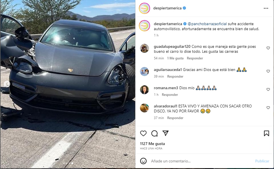 Gran cantidad de usuarios no dudaron en extender un mensaje en apoyo al intérprete