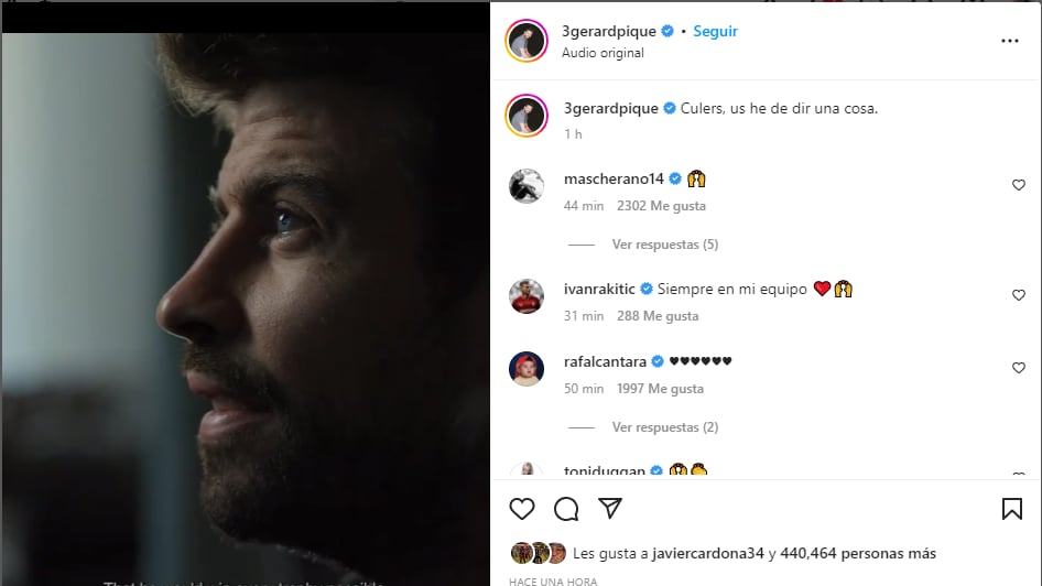 The player Gerard Piqué announces 'surprisingly' his retirement from football
