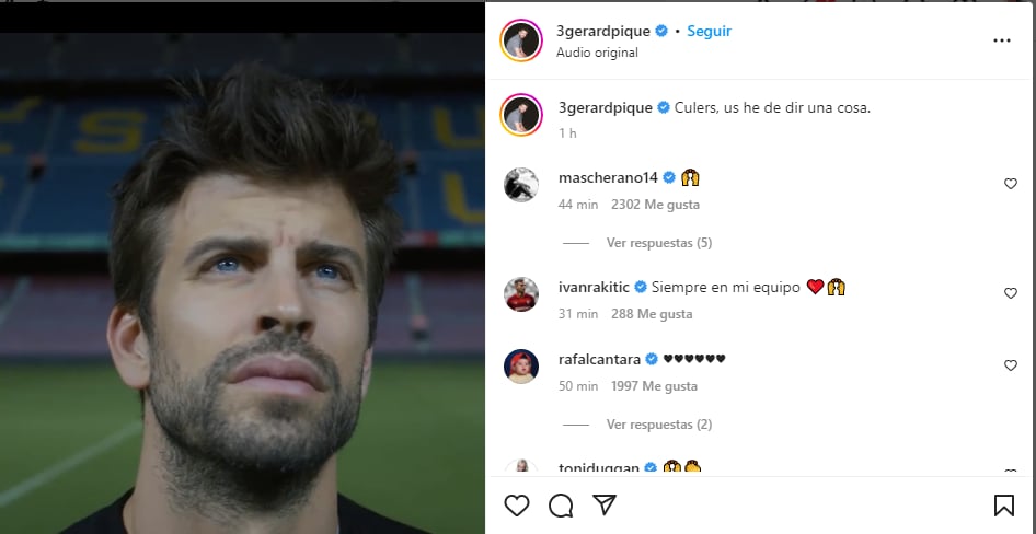 Gerard Piqué: "It's time to close this circle"