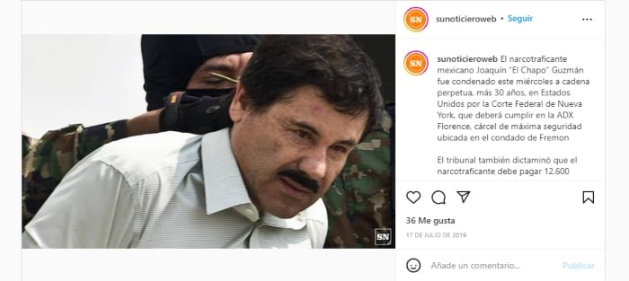 La marca de El Chapo Guzmán