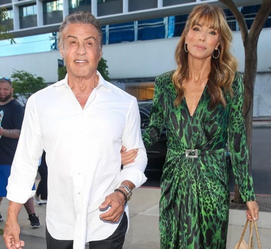 Esposa de Sylvester Stallone le pide el divorcio después de 25 años