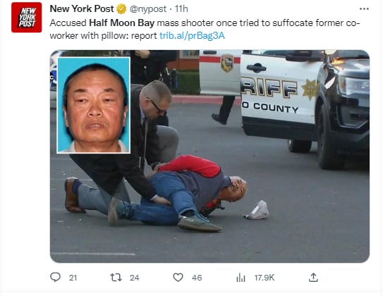 The attacker was a forklift driver at the farm