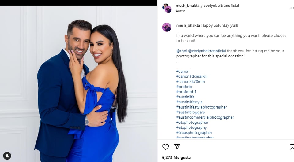 Actualmente tiene una relación con Evelyn Beltrán