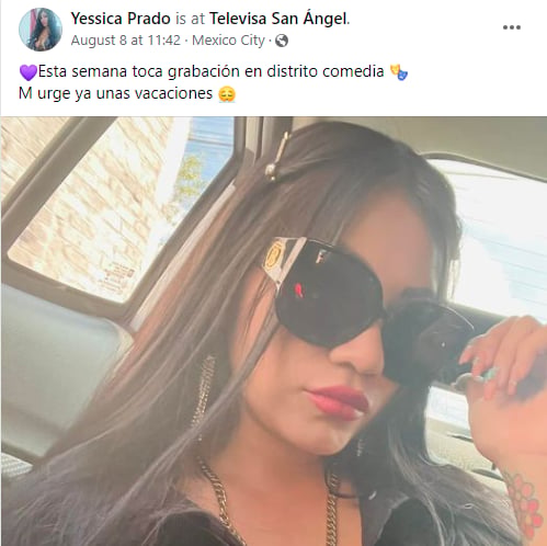 También era modelo y actriz de Televisa