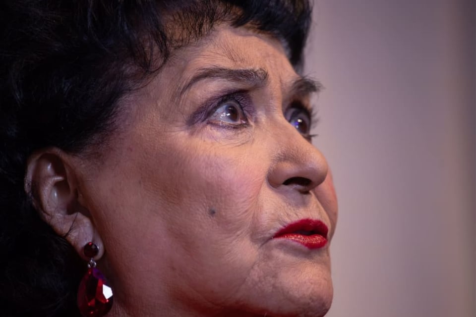 "It has hurt a lot that it is so bad", declared Carmen Salinas days before being sent to the hospital