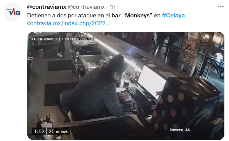 Ataque bar Guanajuato