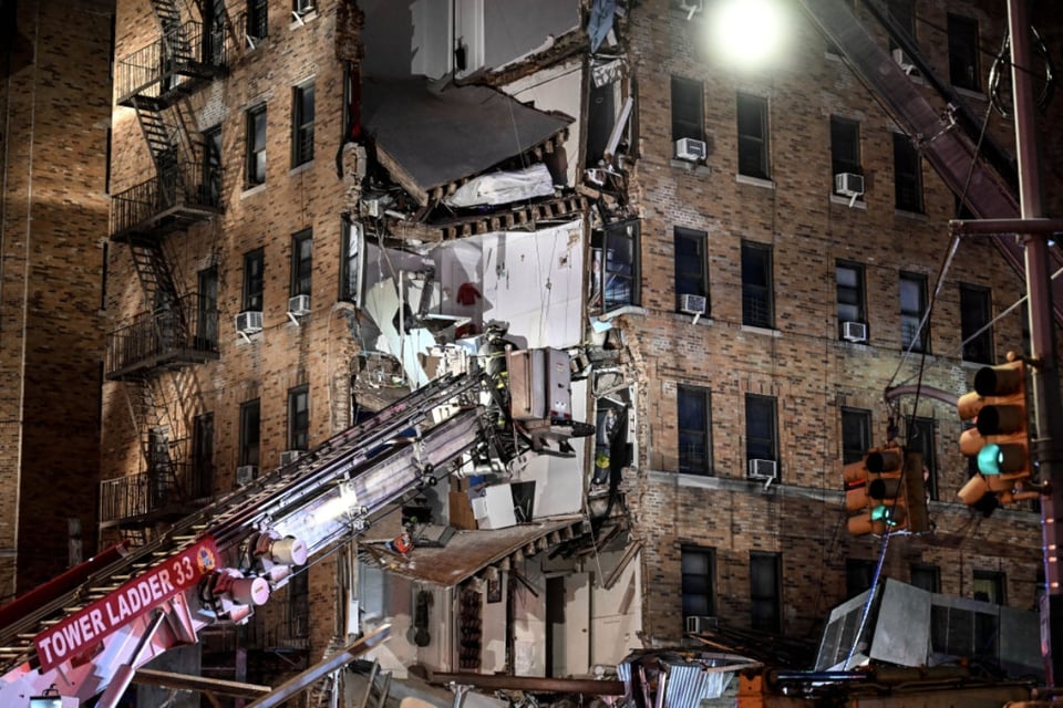 Derrumbe en el Bronx, Bronx, Derrumbe, edificion New York, MundoNow