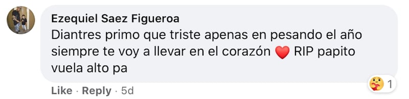 Destiny Sáez's pain when remembering her father