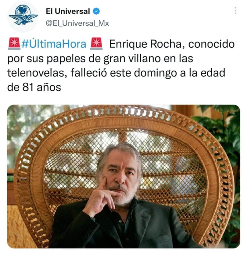 How did Enrique Rocha die?