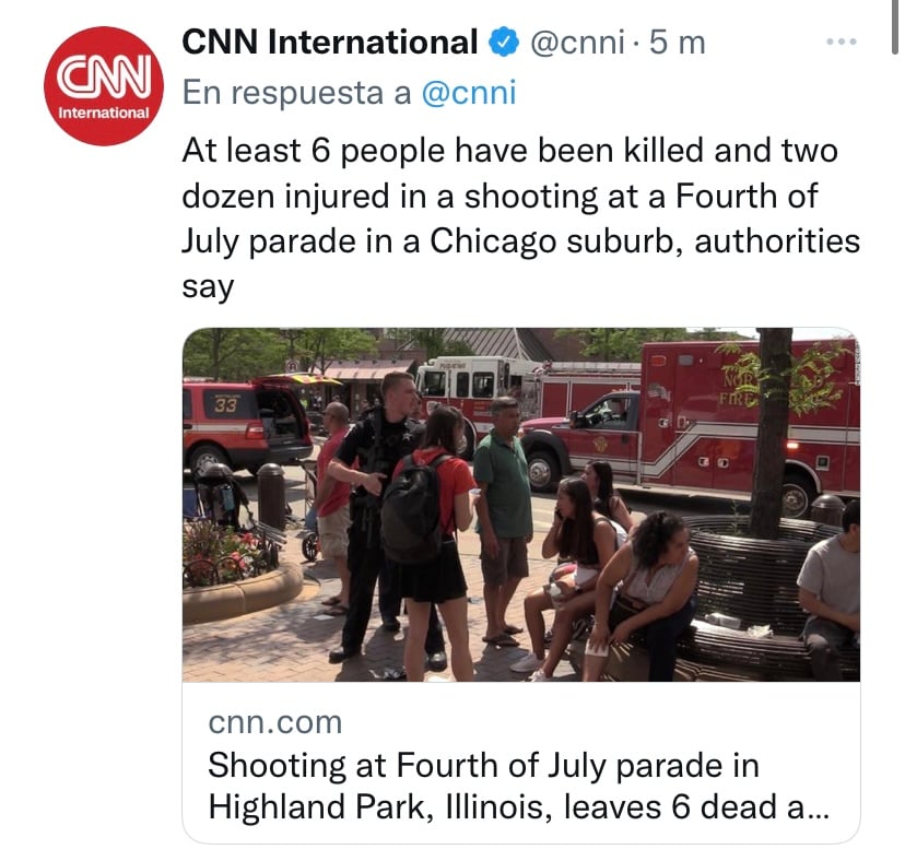 Videos show the horror of the shooting in full parade