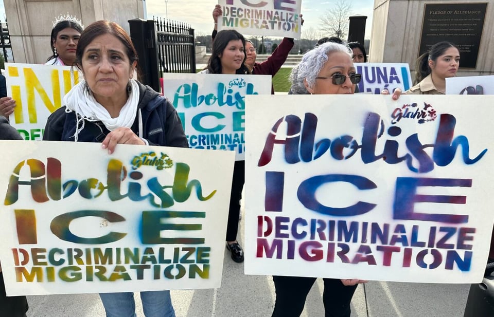 protesta, ICE, abolir al ICE, manifestantes, MundoNOW