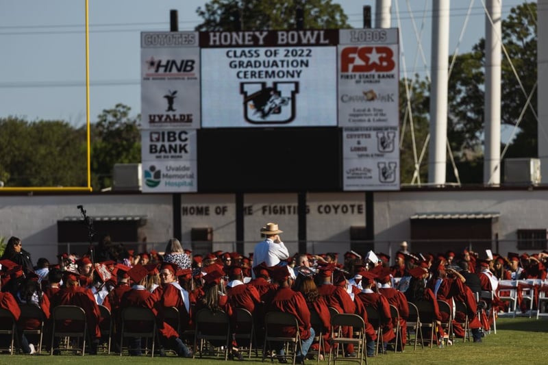 Uvalde High School students graduate in moving ceremony