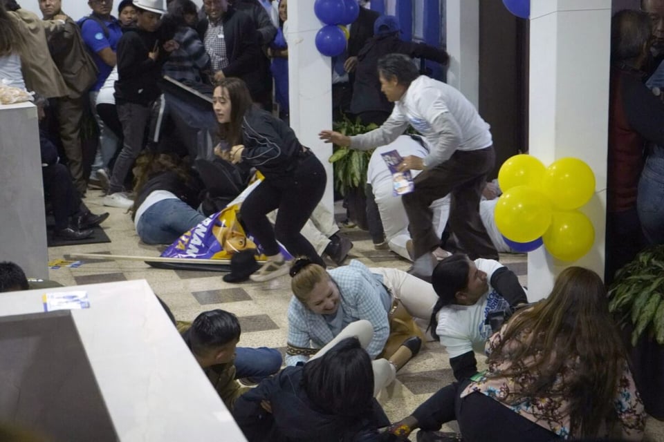 Pánico durante tiroteo