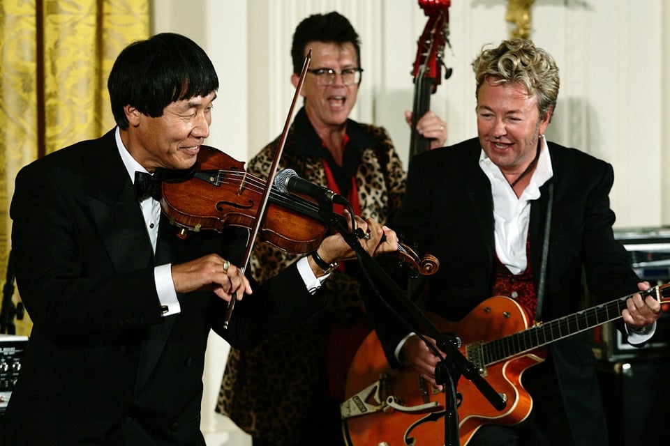 Shoji Tabuchi en presentación