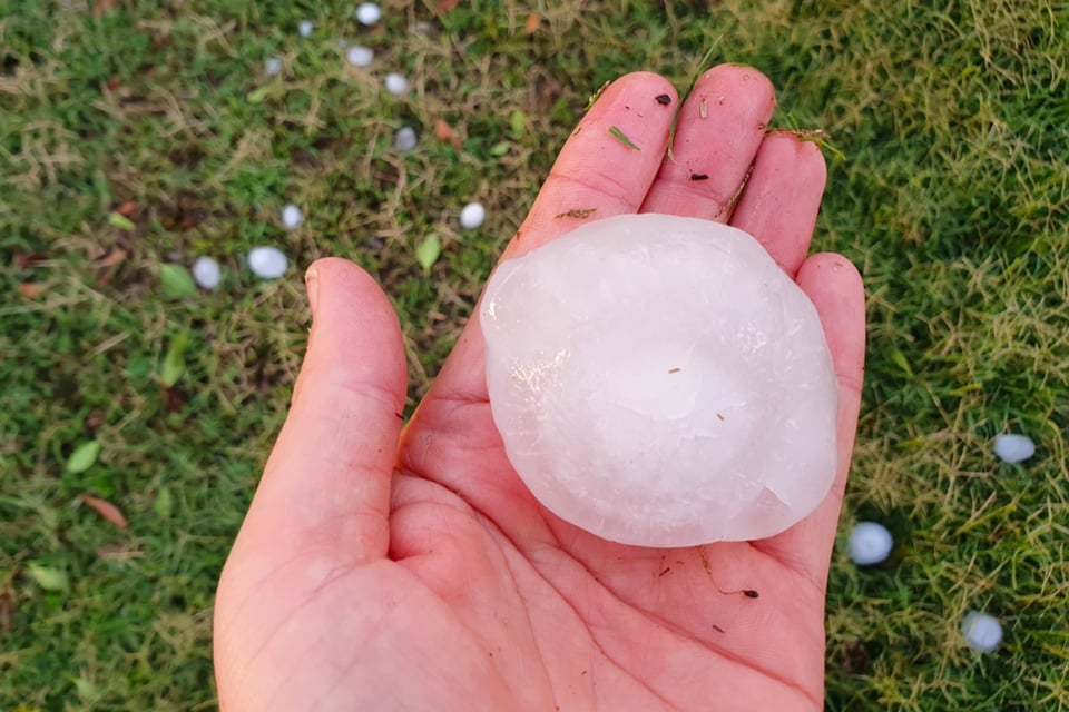 granizo, pelotas de golf, clima severo, alerta, MundoNOW