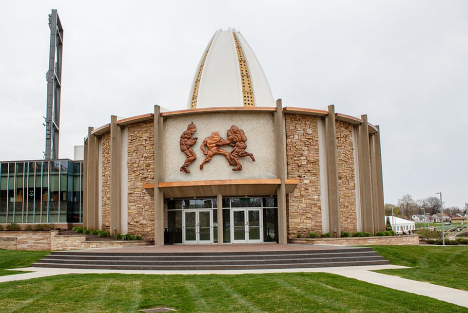 The Pro Football Hall of Fame, Canton, Ohio