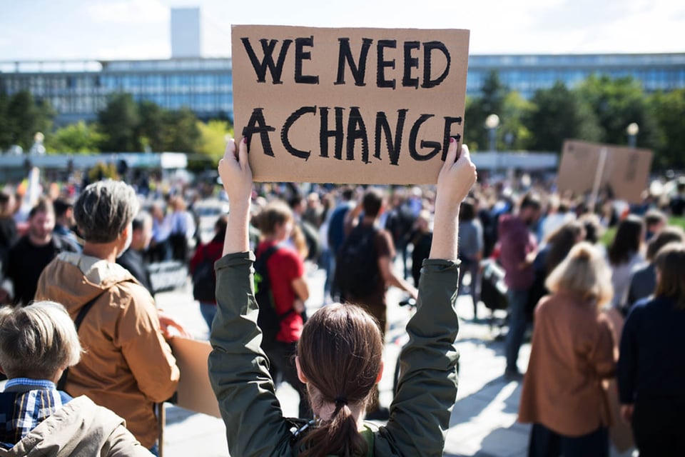 Allyship, protest, strike, fight for change