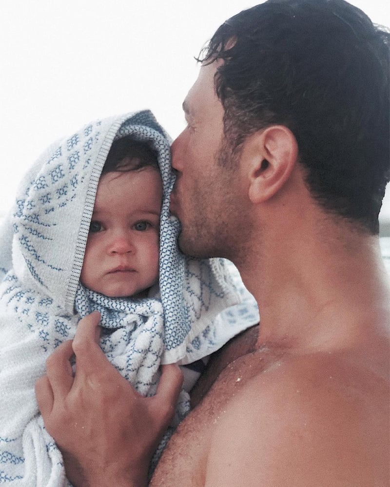 Lucía is the singer's third daughter