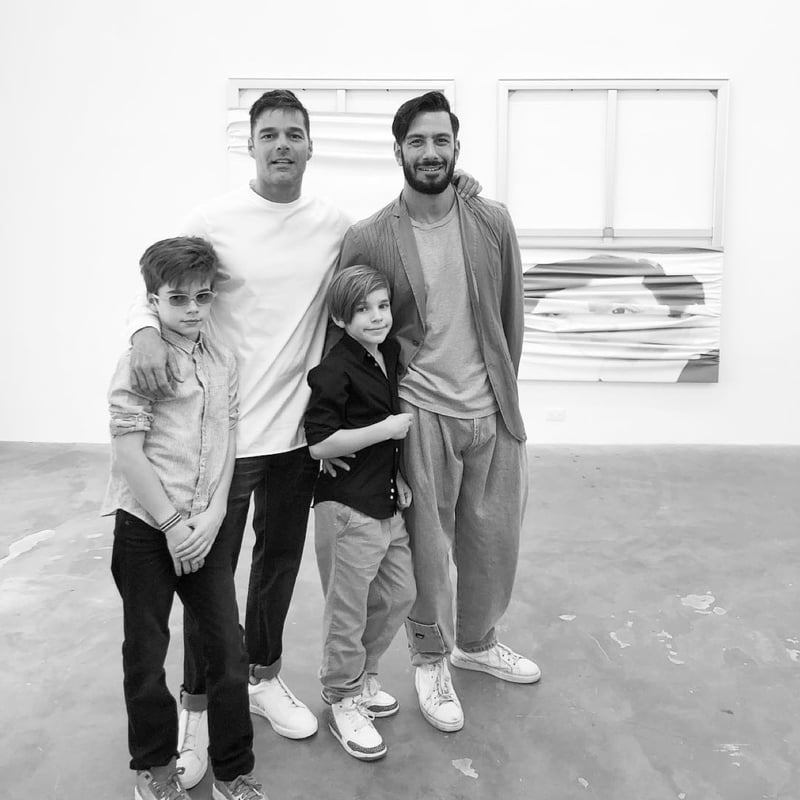 Valentino and Matteo are Ricky Martin's firstborn