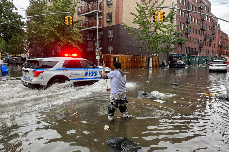 Inundaciones, lluvia, tormenta, anegaciones, Nueva York