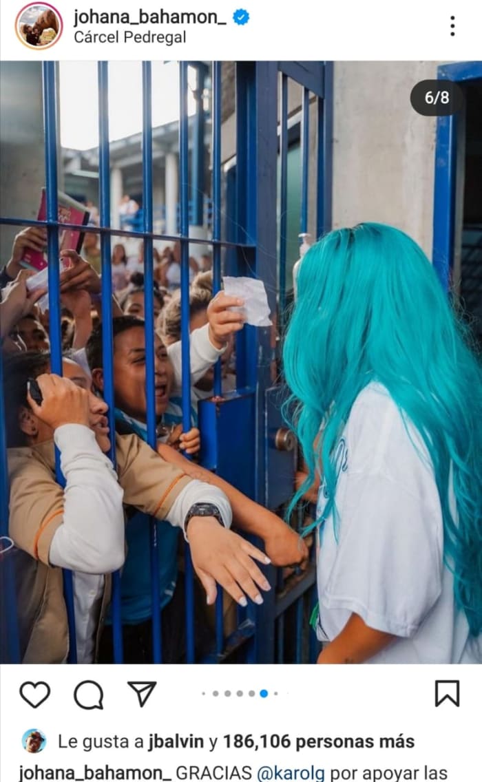 Karol G jail Colombia