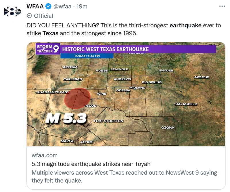 Temblor países