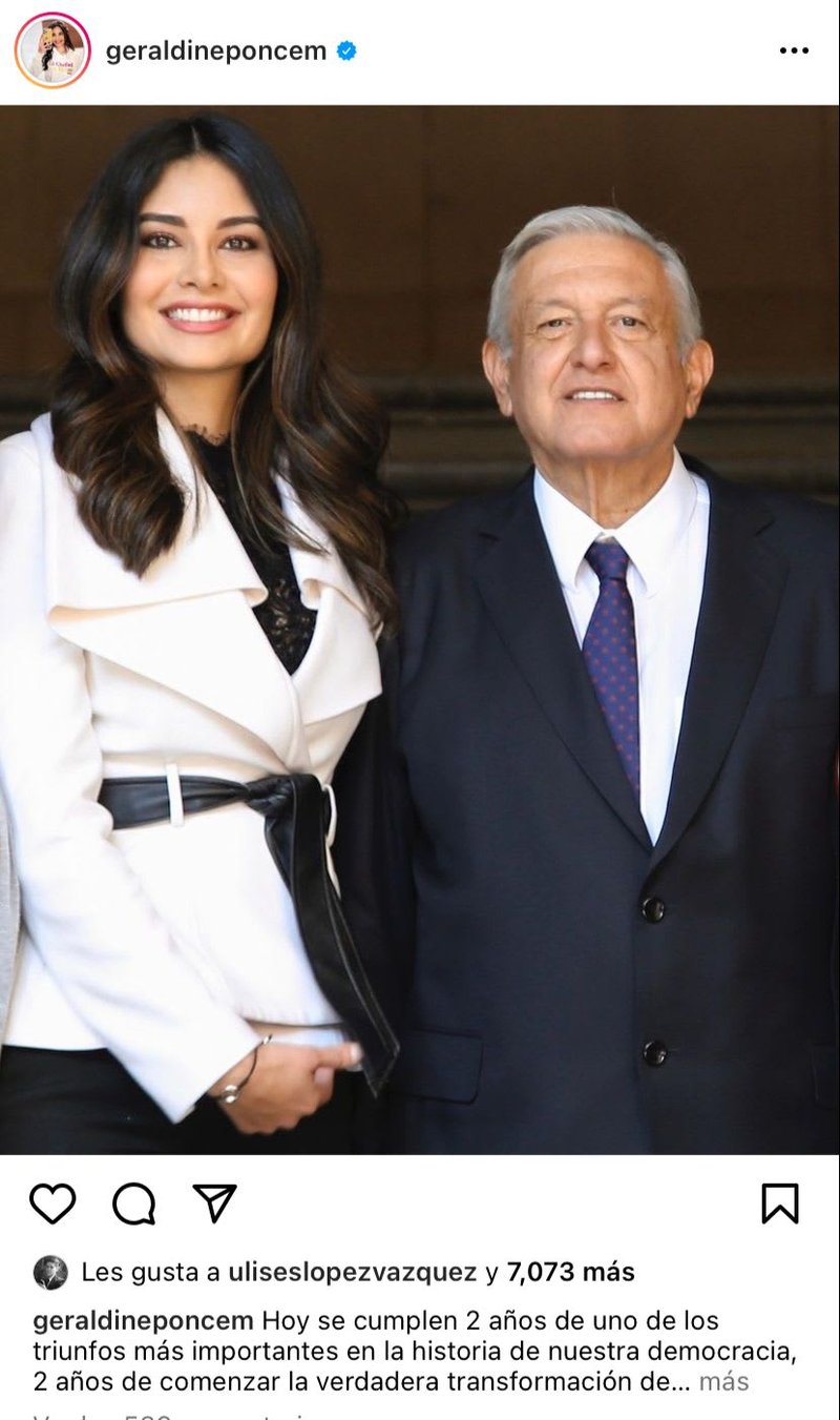 This is not the first time that he has been seen 'close' to AMLO