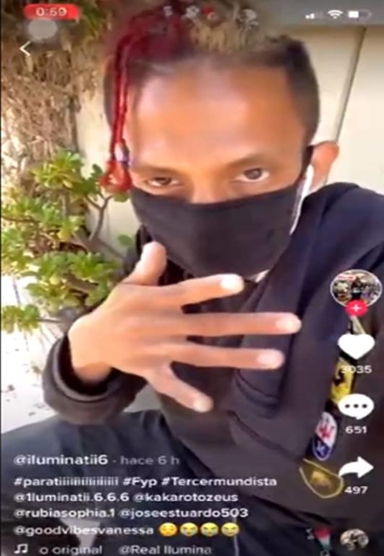 Mencho threatens young man