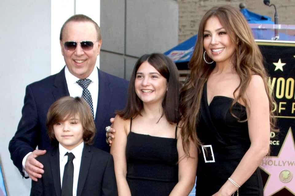 Thalía, Tommy Mottola, Sabrina, Matthew, MundoNOW