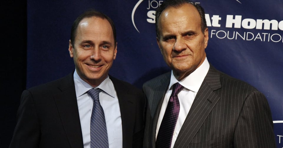 NEW YORK - NOV 11_ Brian Cashman (Left) and Joe Torre (Right)