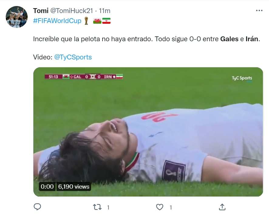 Gales vs Irán