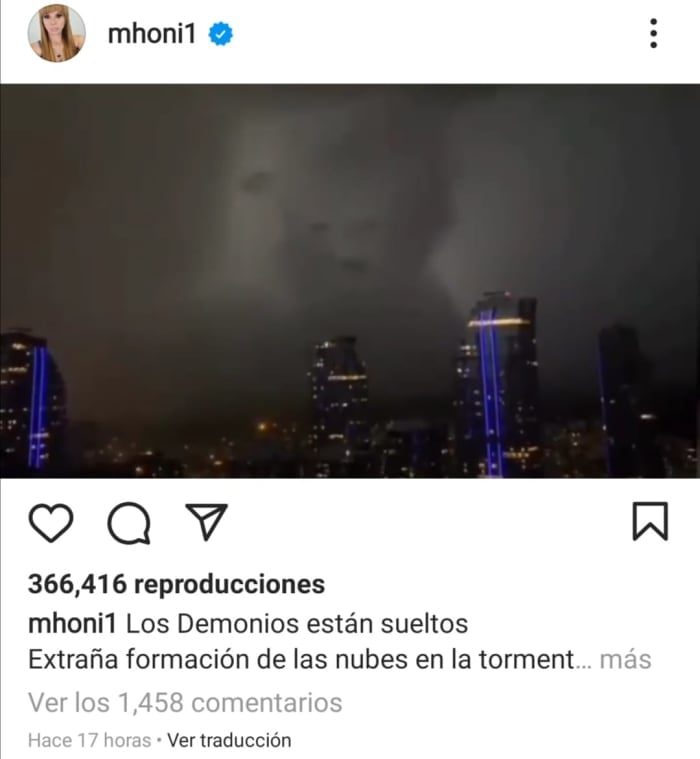Demons in clouds