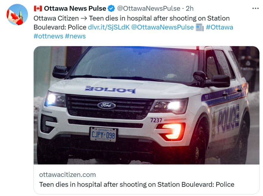 Tiroteo Ottawa muerto