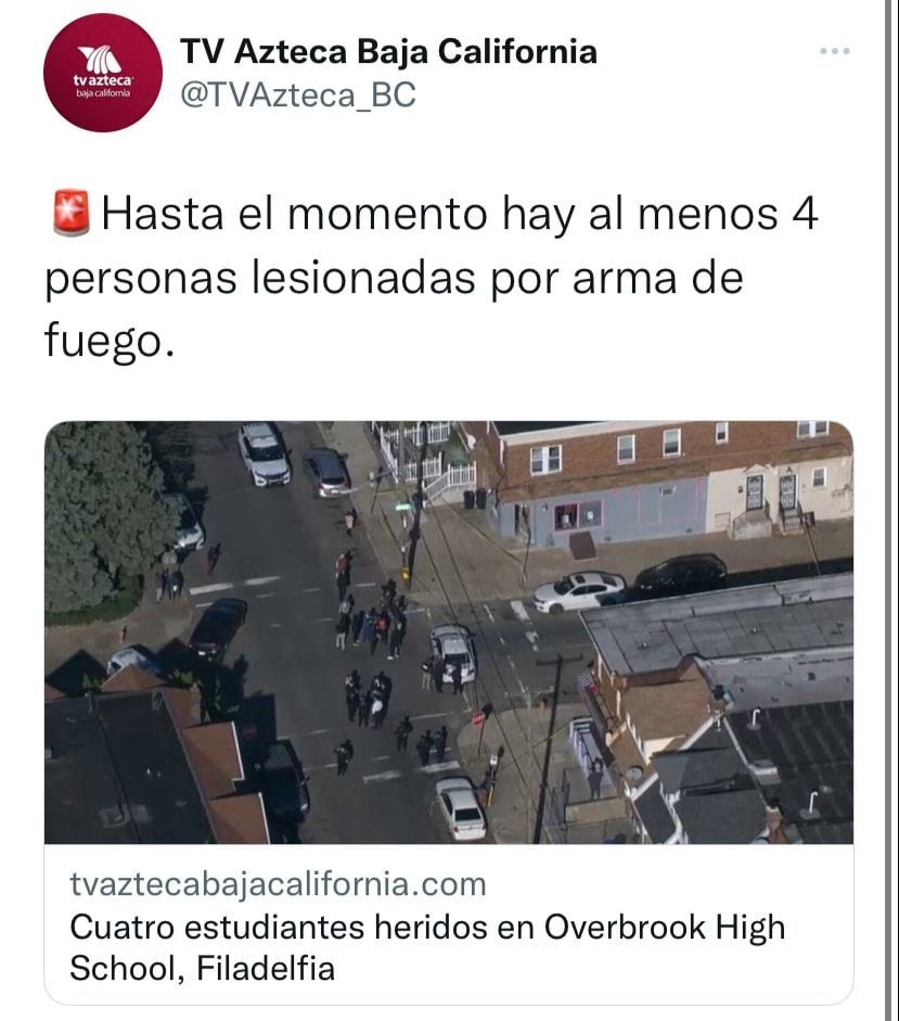 Dan los detalles del tiroteo
