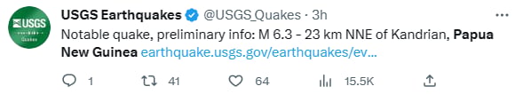 Sismo Papúa Nueva Guinea