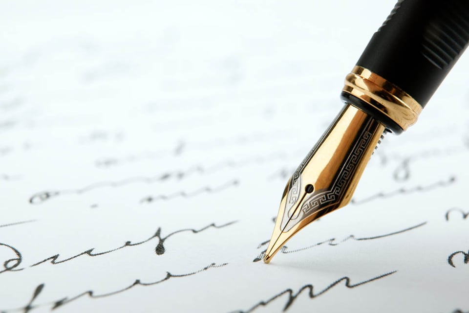 letra, composición de canciones, cantante, escritura, pluma fuente