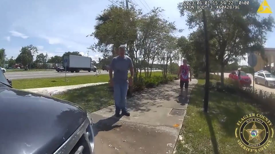 testigo, incidente, flagler county, body cam , grabacion
