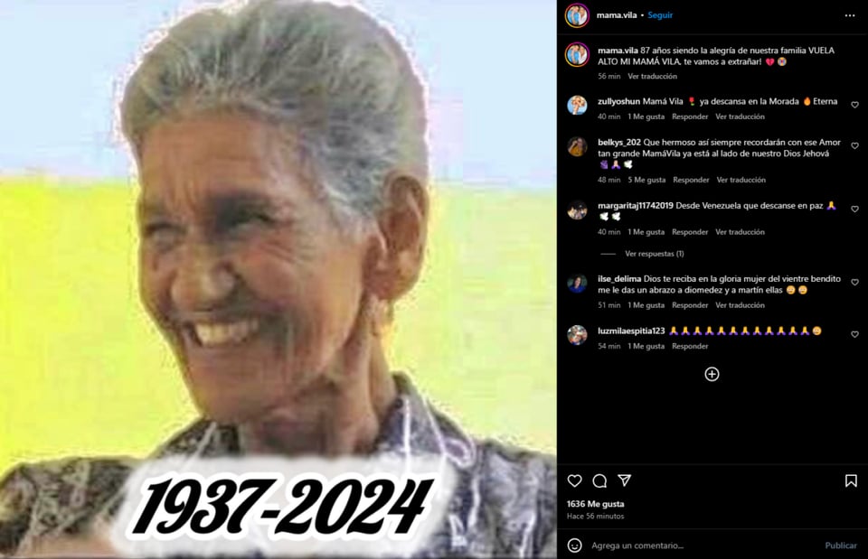 Mamá Vila, Diomedes Díaz, fallecimiento, complicaciones de salud, Valledupar.
