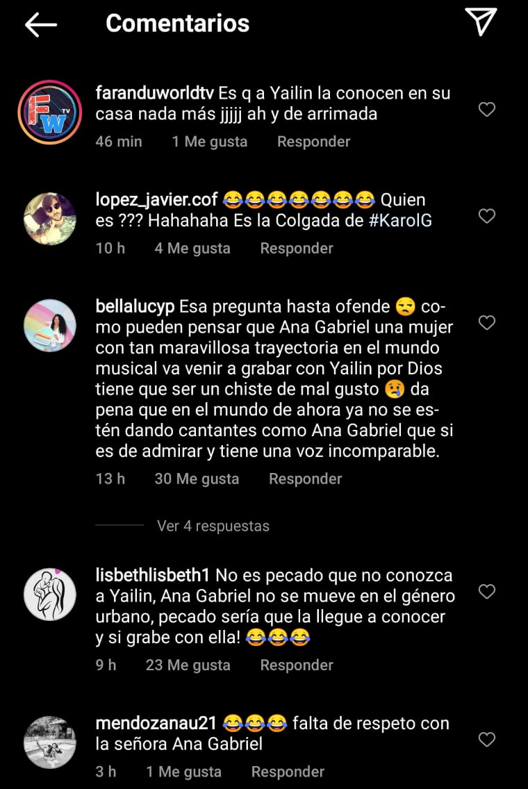 Esto opinaron los seguidores de la cantante