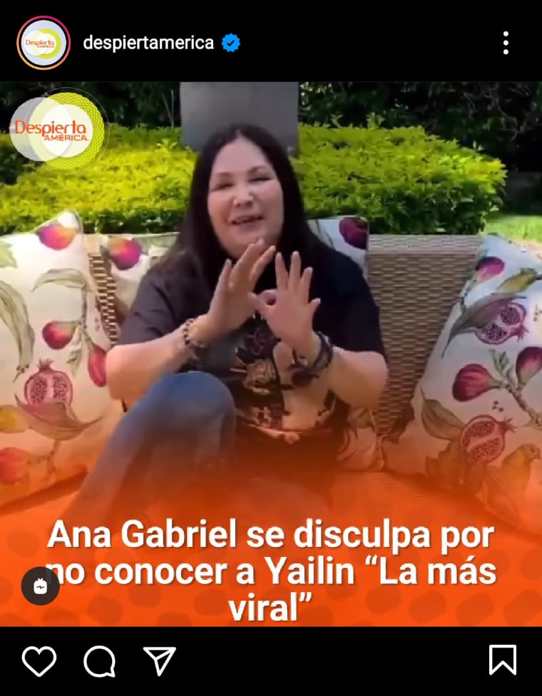 Ana Gabriel pide disculpas